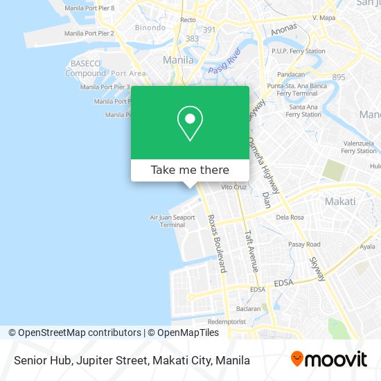 Senior Hub, Jupiter Street, Makati City map