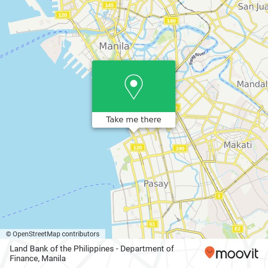 Land Bank of the Philippines - Department of Finance map