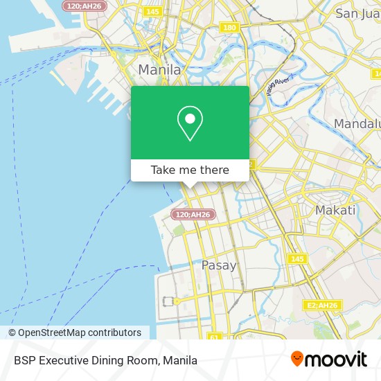 BSP Executive Dining Room map