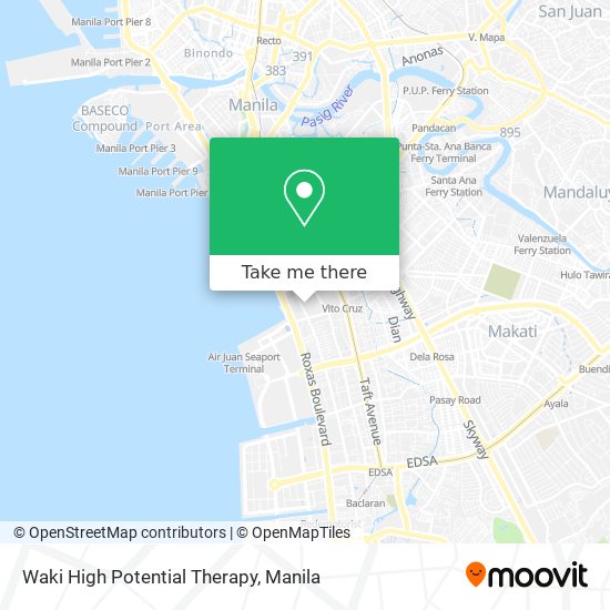 Waki High Potential Therapy map