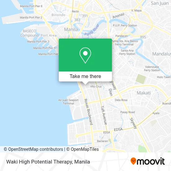 Waki High Potential Therapy map