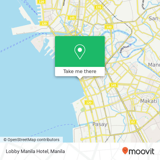 Lobby Manila Hotel map