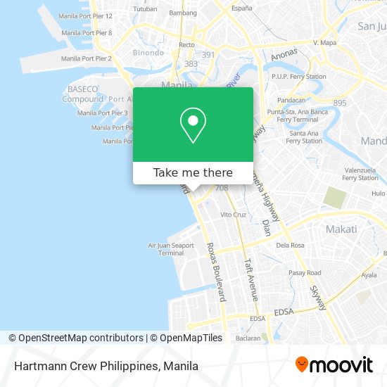 Hartmann Crew Philippines map