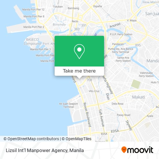 Lizsil Int'l Manpower Agency map
