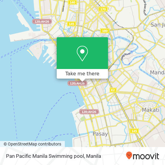 Pan Pacific Manila Swimming pool map