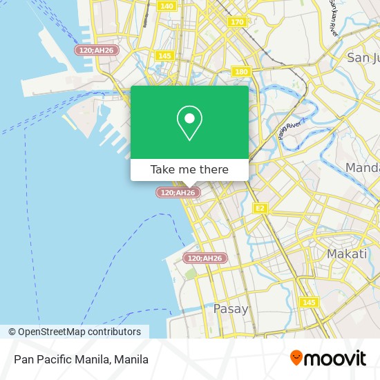 Pan Pacific Manila map