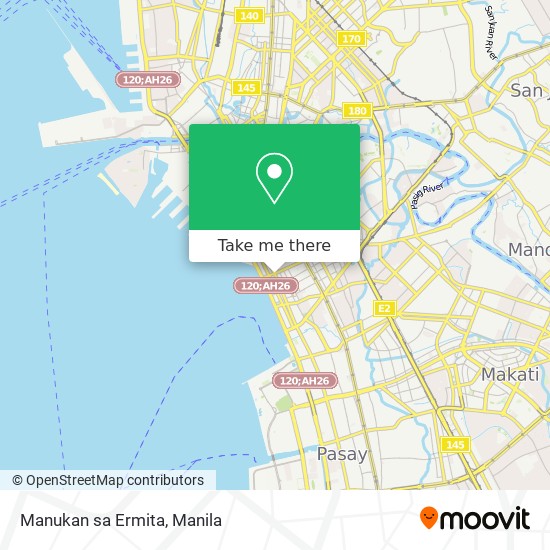 Manukan sa Ermita map