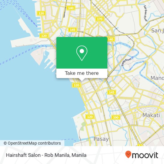 Hairshaft Salon - Rob Manila map