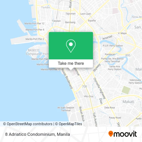 8 Adriatico Condominium map