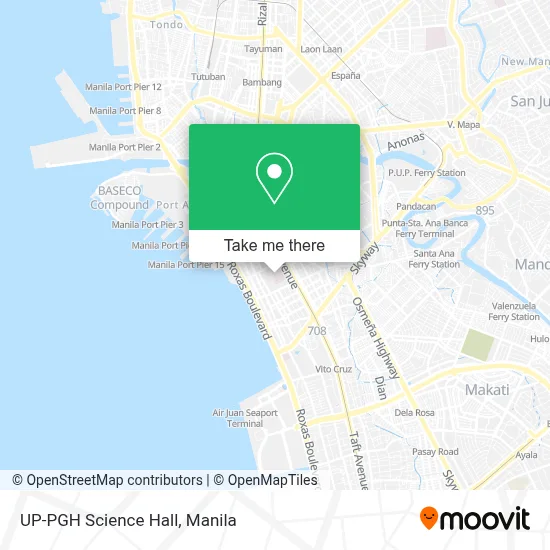UP-PGH Science Hall map