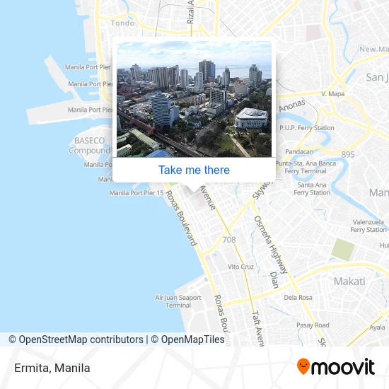 Ermita map