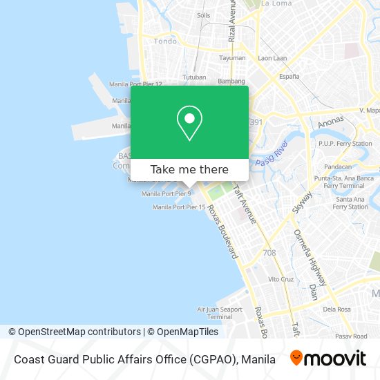 Coast Guard Public Affairs Office (CGPAO) map