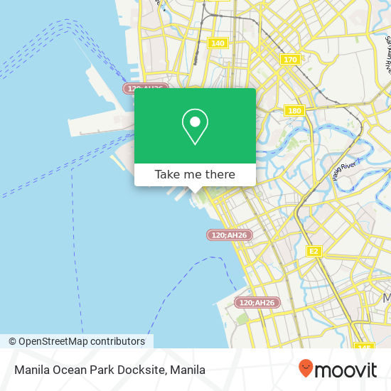 Manila Ocean Park Docksite map