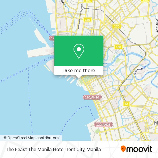 The Feast The Manila Hotel Tent City map