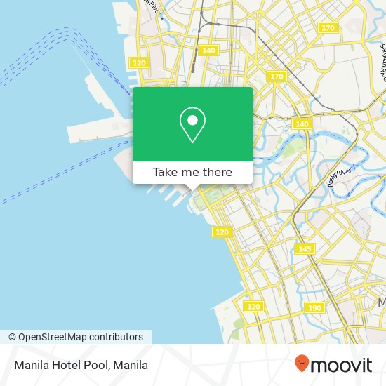 Manila Hotel Pool map