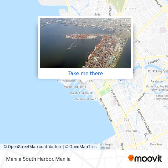 Manila South Harbor map