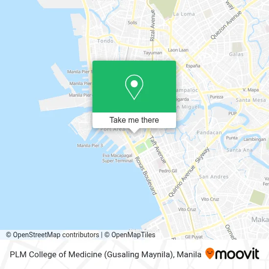 Plm Map How to Get to PLM College of Medicine (Gusaling Maynila) in Manila by ...