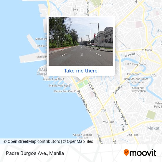 Padre Burgos Ave. map