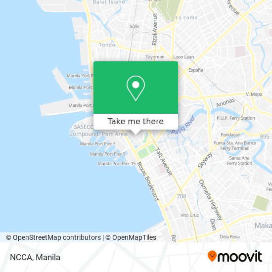 NCCA map