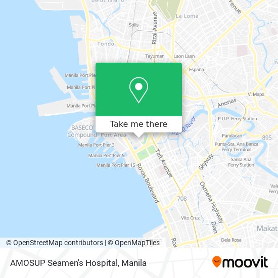 AMOSUP Seamen's Hospital map