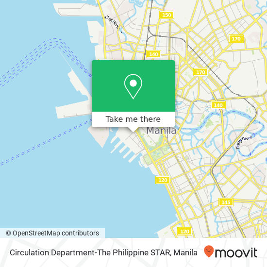 Circulation Department-The Philippine STAR map