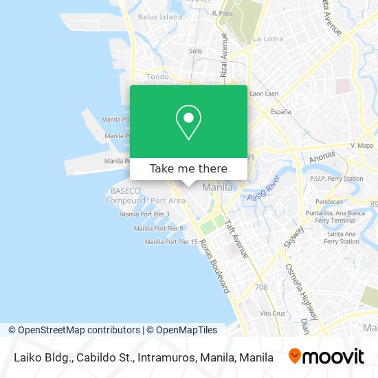 Laiko Bldg., Cabildo St., Intramuros, Manila map