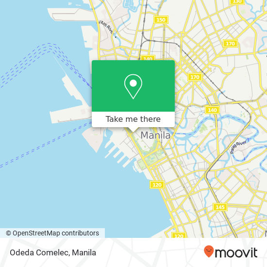 Odeda Comelec map