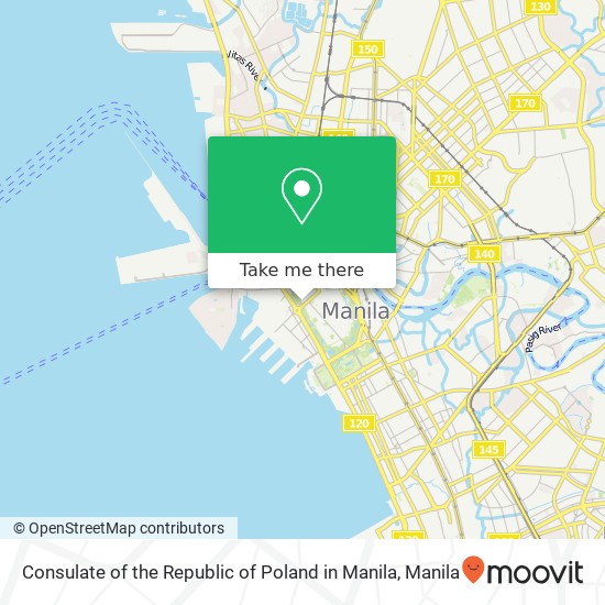 Consulate of the Republic of Poland in Manila map