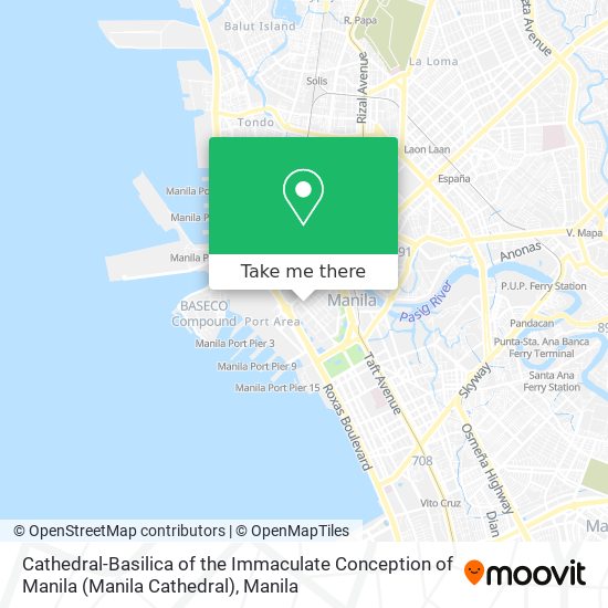 Cathedral-Basilica of the Immaculate Conception of Manila (Manila Cathedral) map