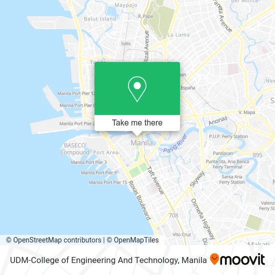 UDM-College of Engineering And Technology map