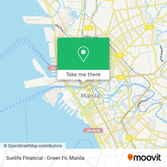 Sunlife Financial - Green Fir map