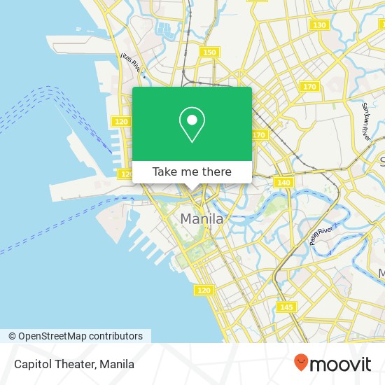 Capitol Theater map
