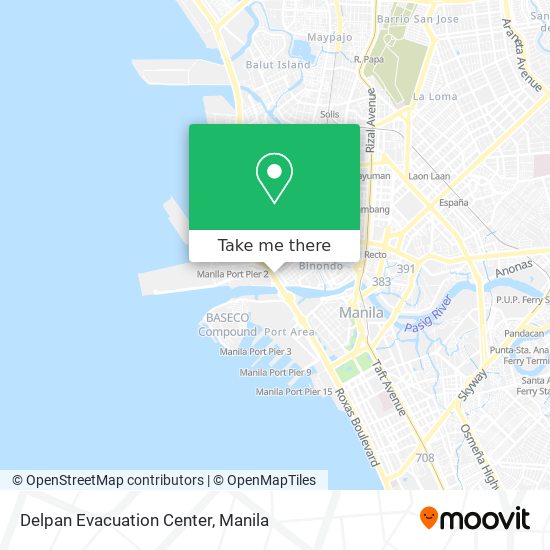 Delpan Evacuation Center map