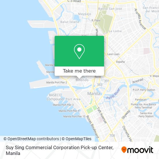 Suy Sing Commercial Corporation Pick-up Center map