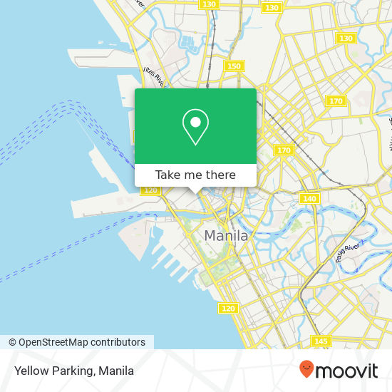 Yellow Parking map