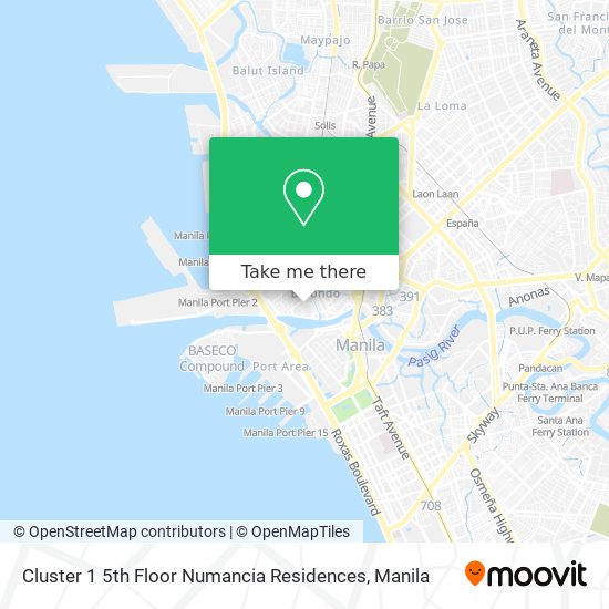 Cluster 1 5th Floor Numancia Residences map