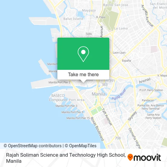 Rajah Soliman Science and Technology High School map