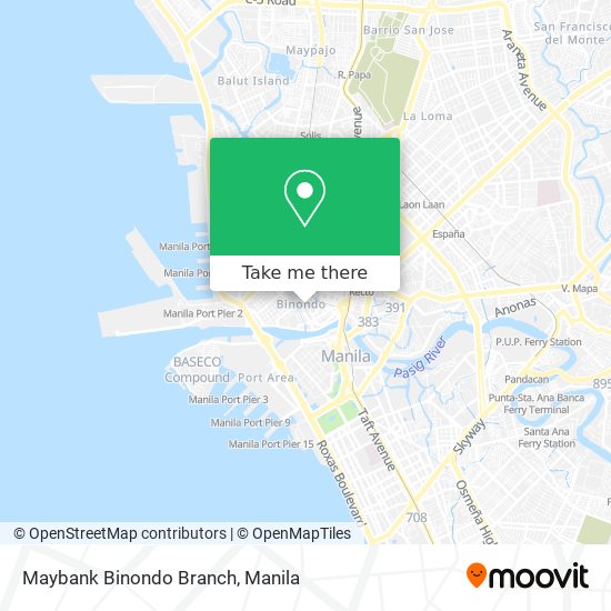 Maybank Binondo Branch map