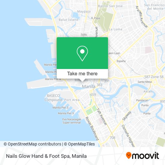 Nails Glow Hand & Foot Spa map