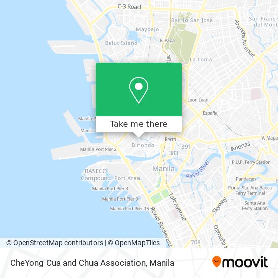 CheYong Cua and Chua Association map