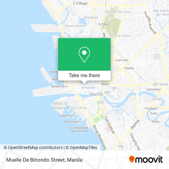 Muelle De Binondo Street map