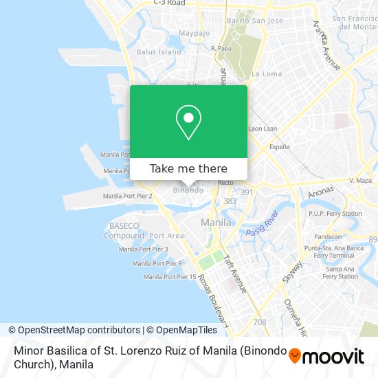 Minor Basilica of St. Lorenzo Ruiz of Manila (Binondo Church) map