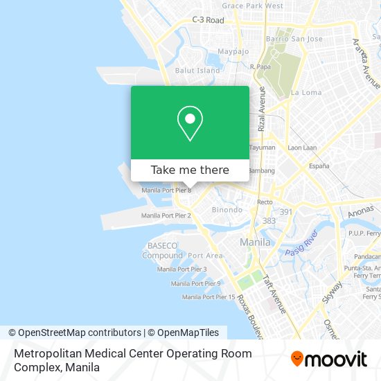 Metropolitan Medical Center Operating Room Complex map