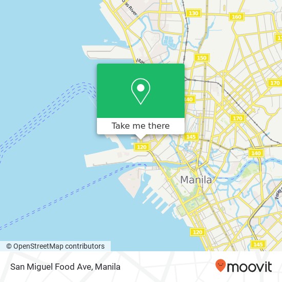 San Miguel Food Ave map