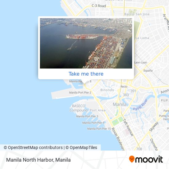 Manila North Harbor map
