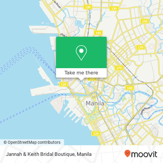 Jannah & Keith Bridal Boutique map