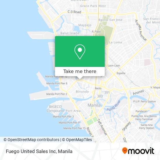 Fuego United Sales Inc map