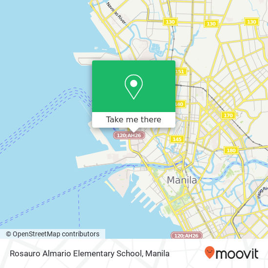 Rosauro Almario Elementary School map