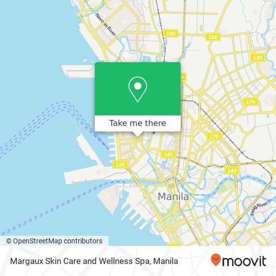Margaux Skin Care and Wellness Spa map