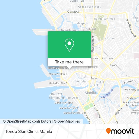 Tondo Skin Clinic map